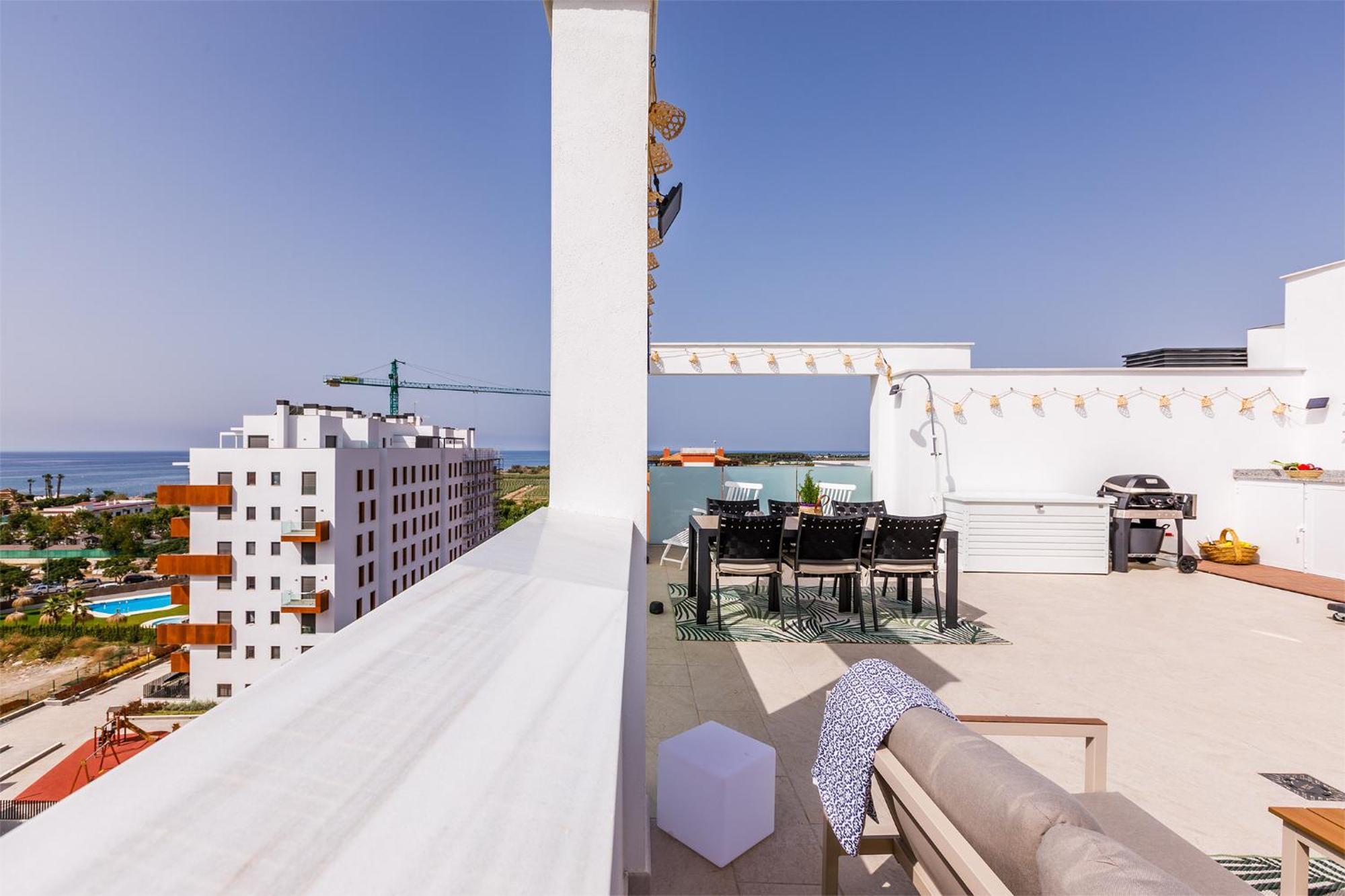 Apartamento A&N Atico Vista Al Mar Torre Del Mar Exterior foto