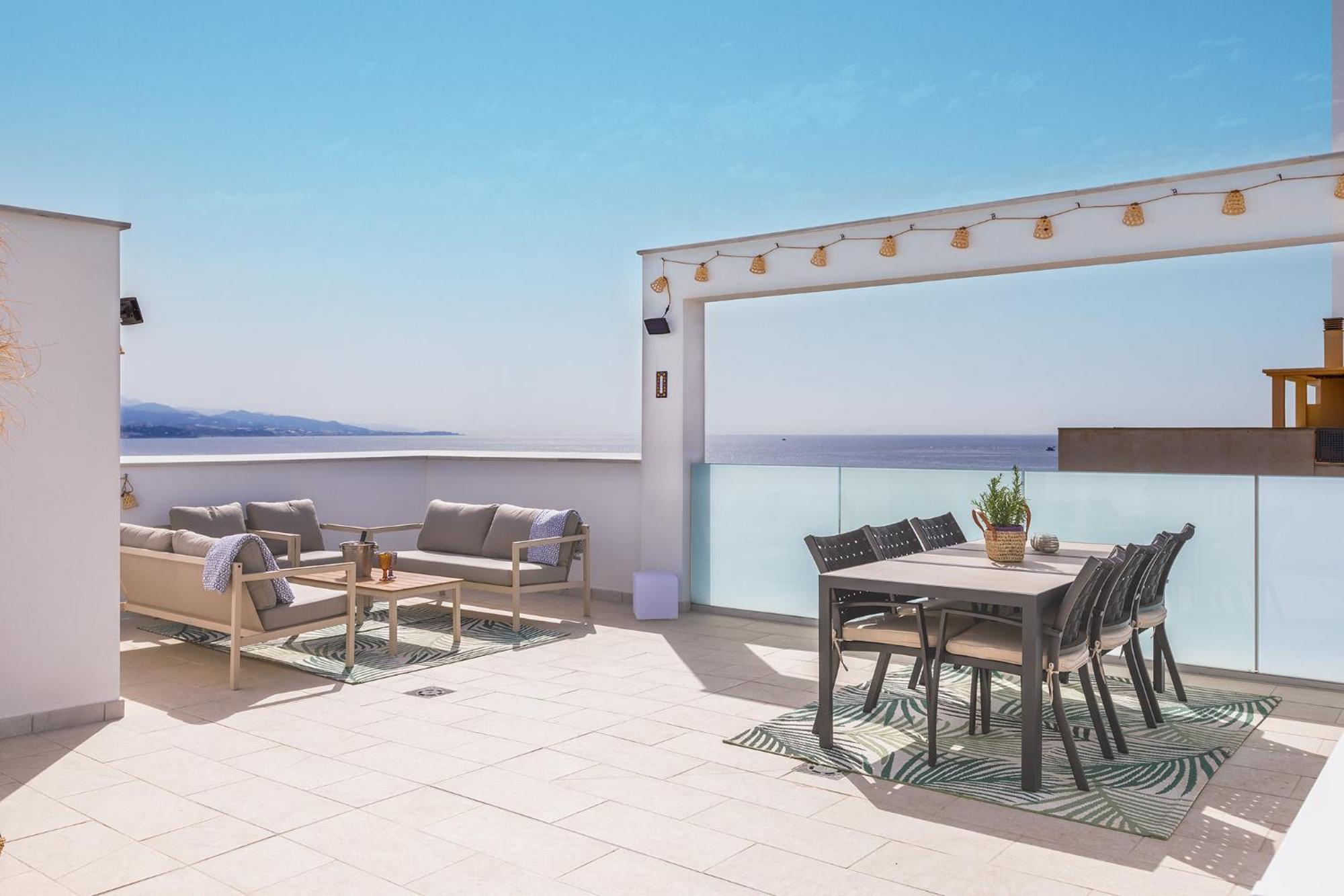 Apartamento A&N Atico Vista Al Mar Torre Del Mar Exterior foto
