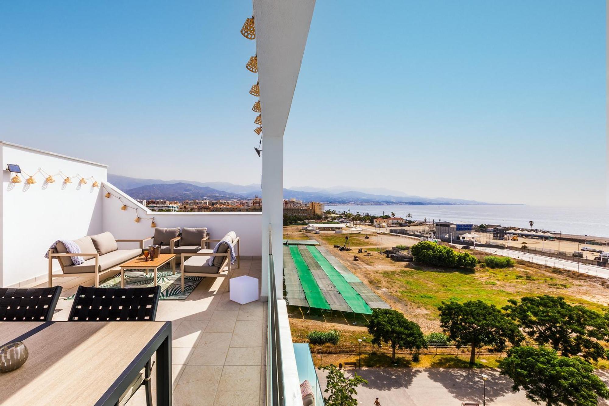 Apartamento A&N Atico Vista Al Mar Torre Del Mar Exterior foto